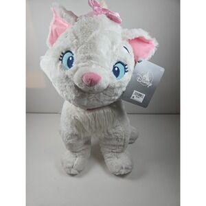 Disney Aristocats‎ Marie Plush White Cat Toy 18" Kitten Bow New W/ Tags
